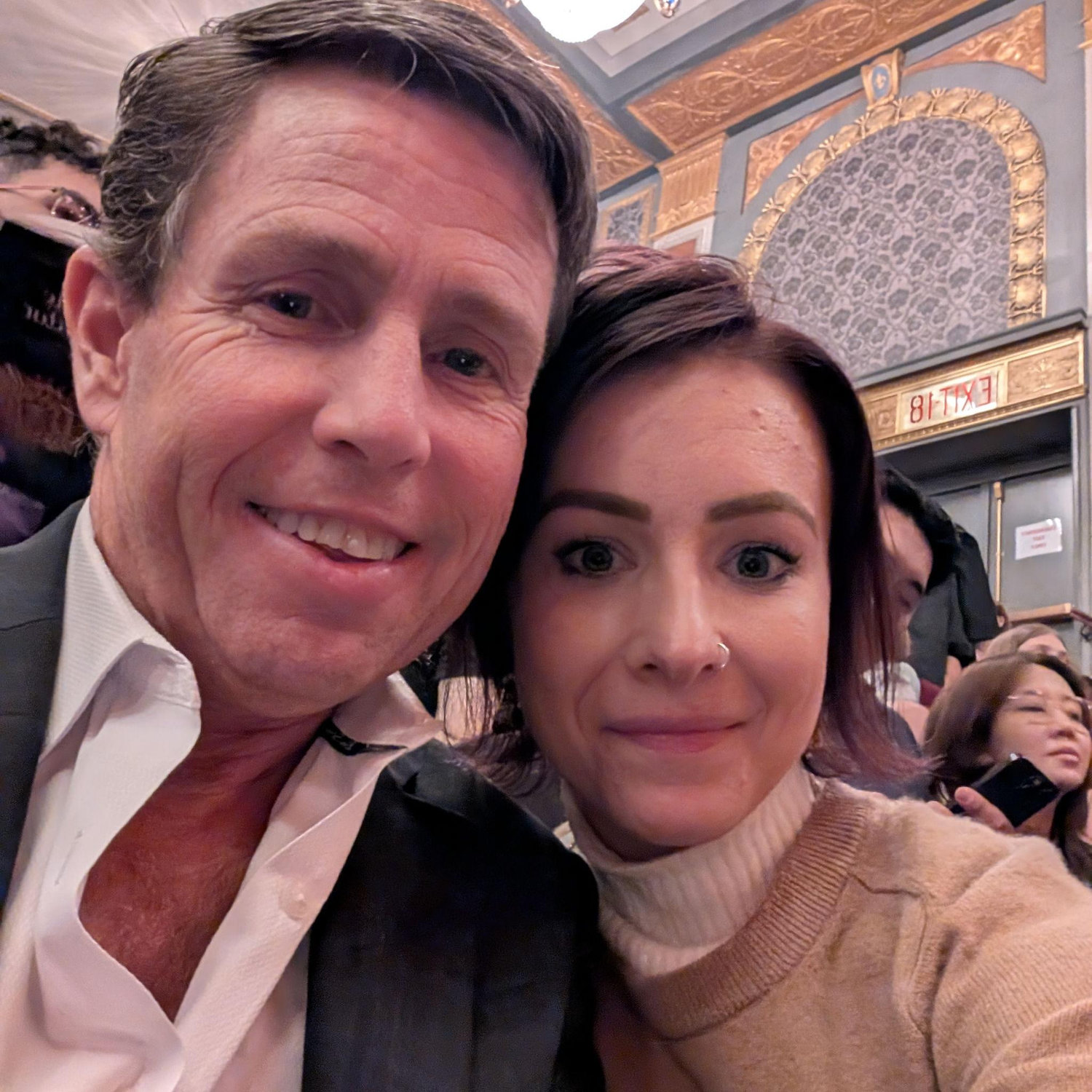 Theater date in NY
