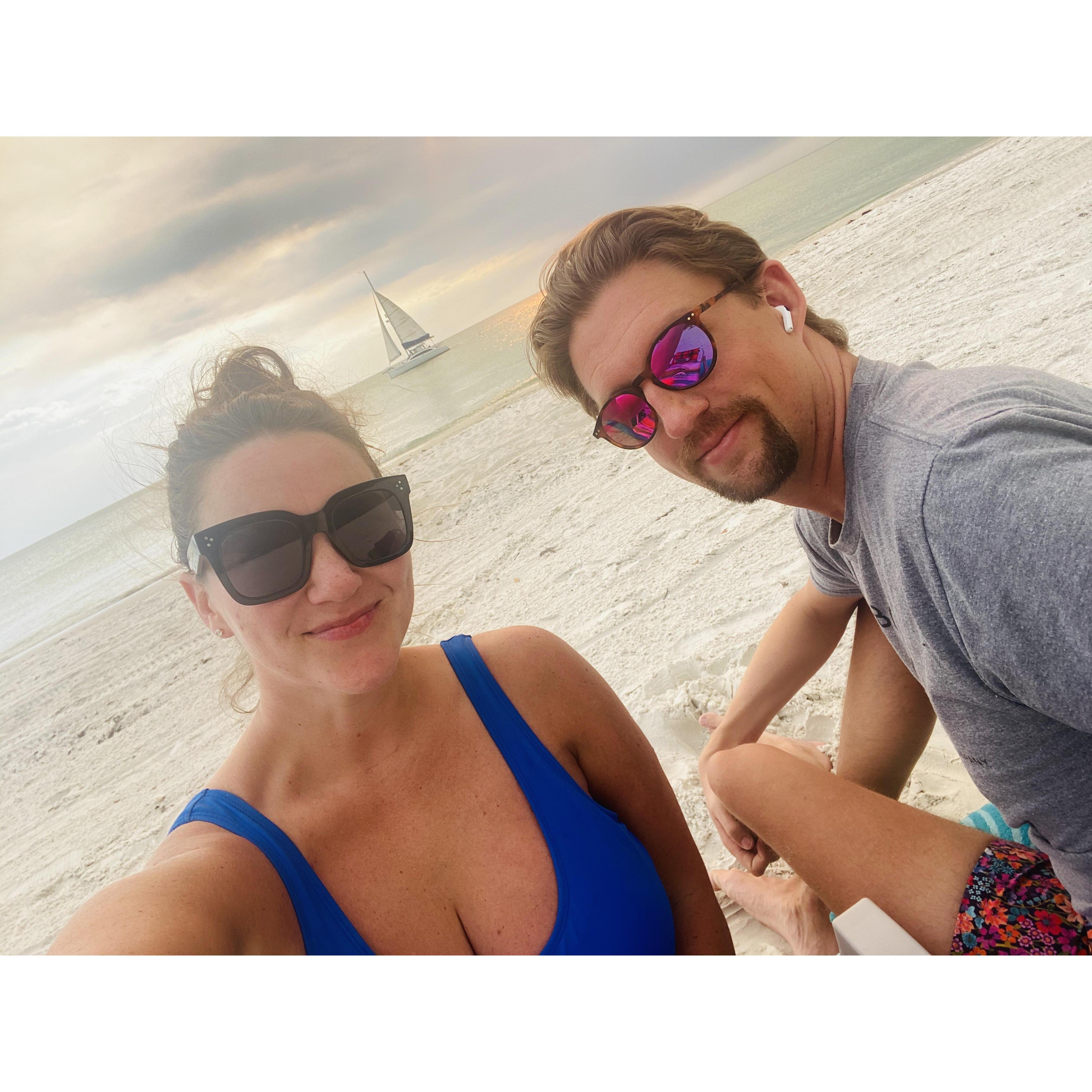 Sailboat dreams on our beach. Naples, FL [2020]