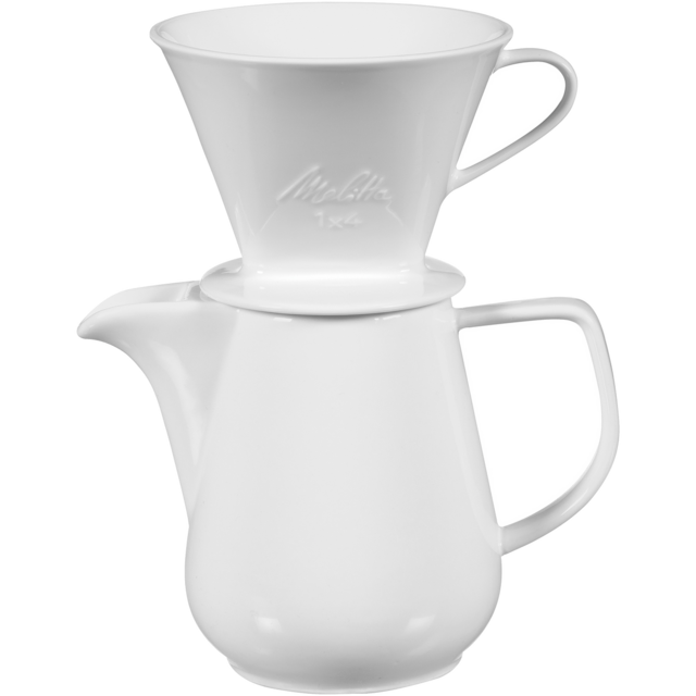 Porcelain Pour-Over Coffeemaker & Carafe Set (36oz)