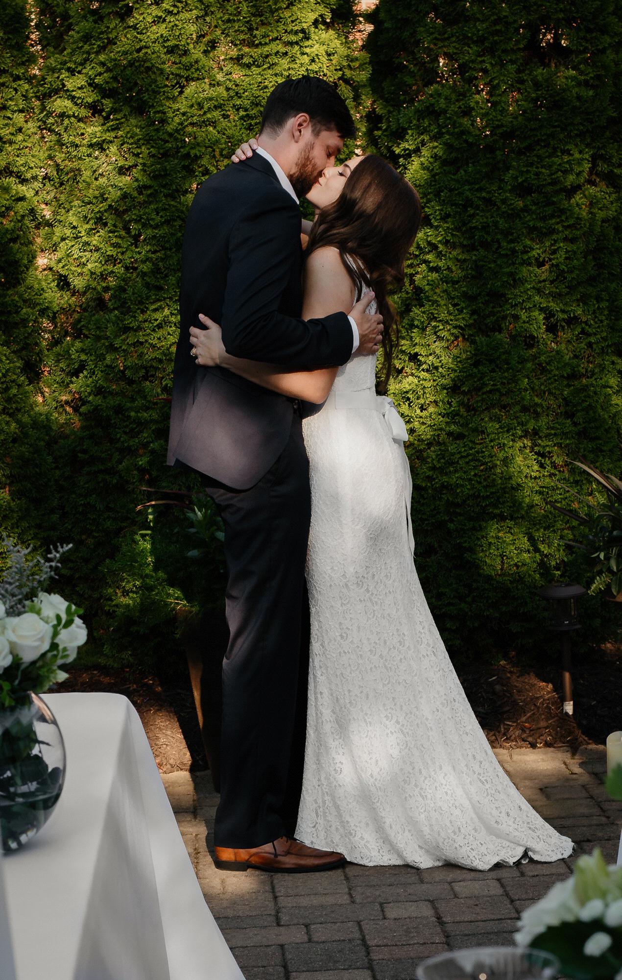 Wedding ceremony at Ian’s parents house in Franklin, TN | 6/20/2020