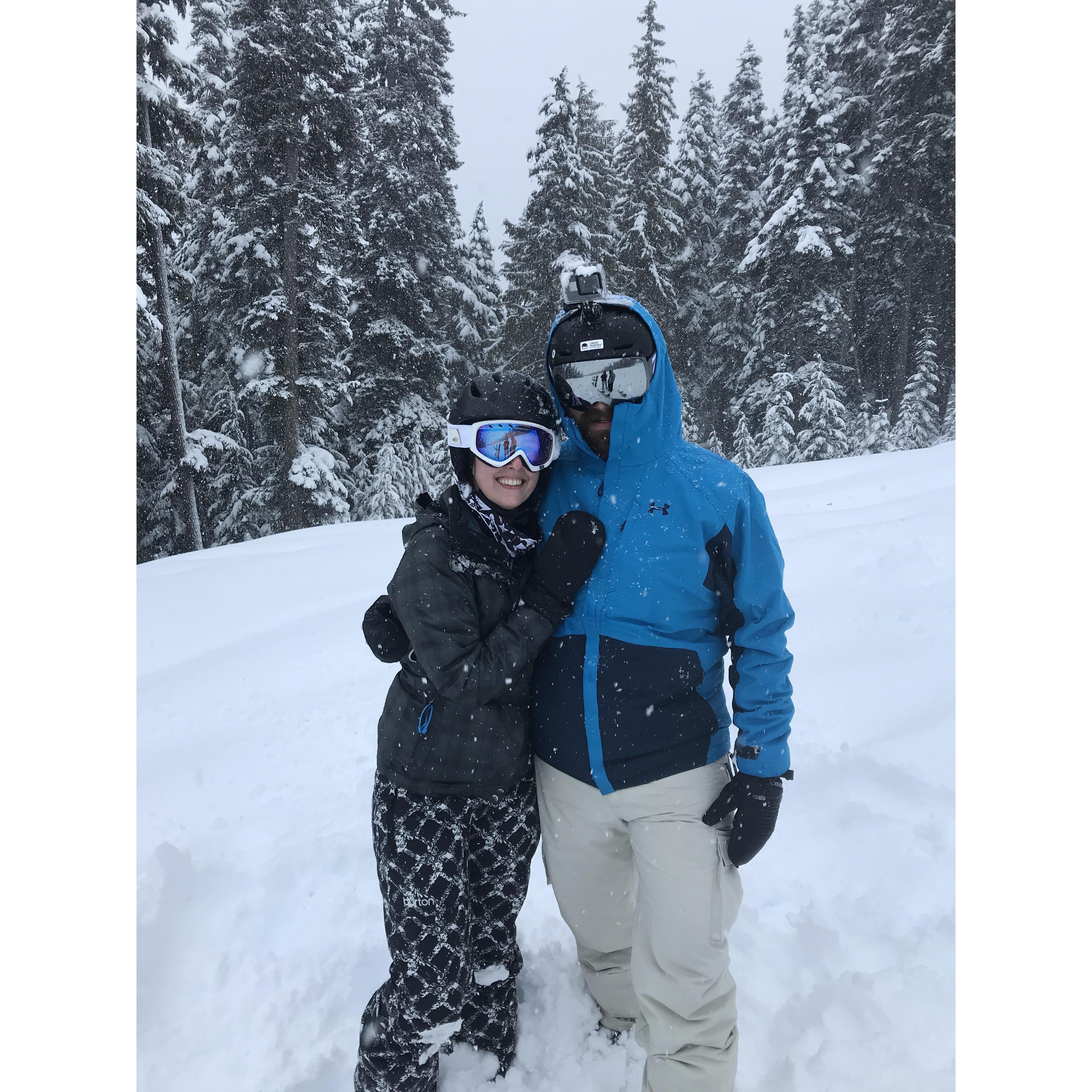 We are in Whistler BC on a snowmobiling trip with our friends