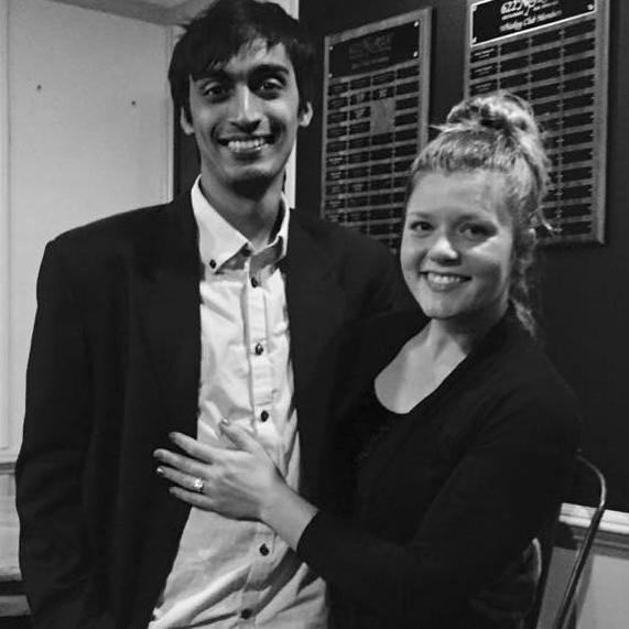 The day after we got engaged