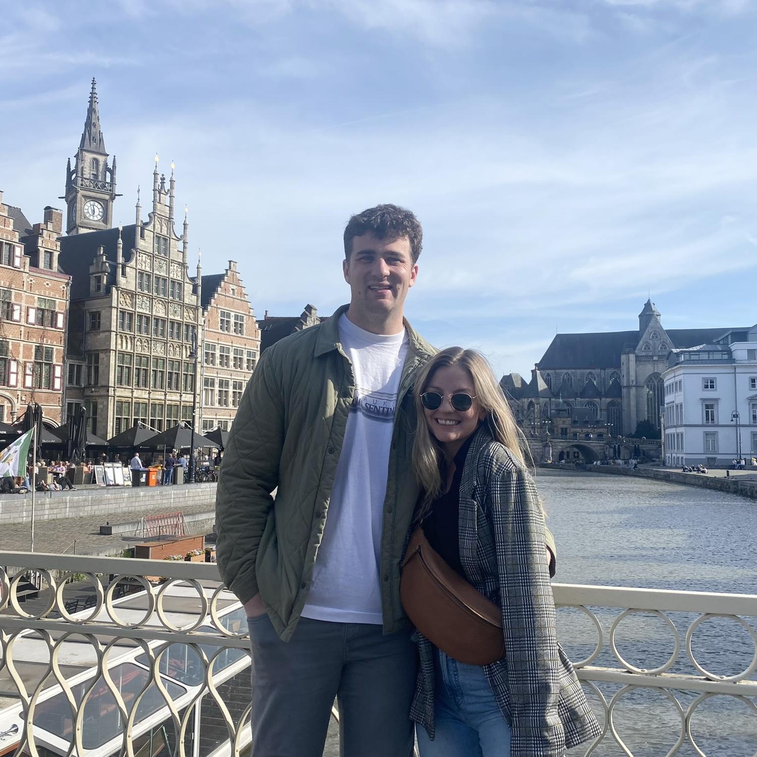 Exploring Ghent, Belgium.