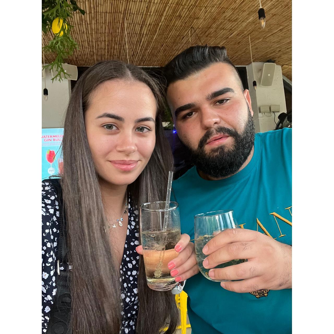 Our third date, our friends met for the first time. ❤️