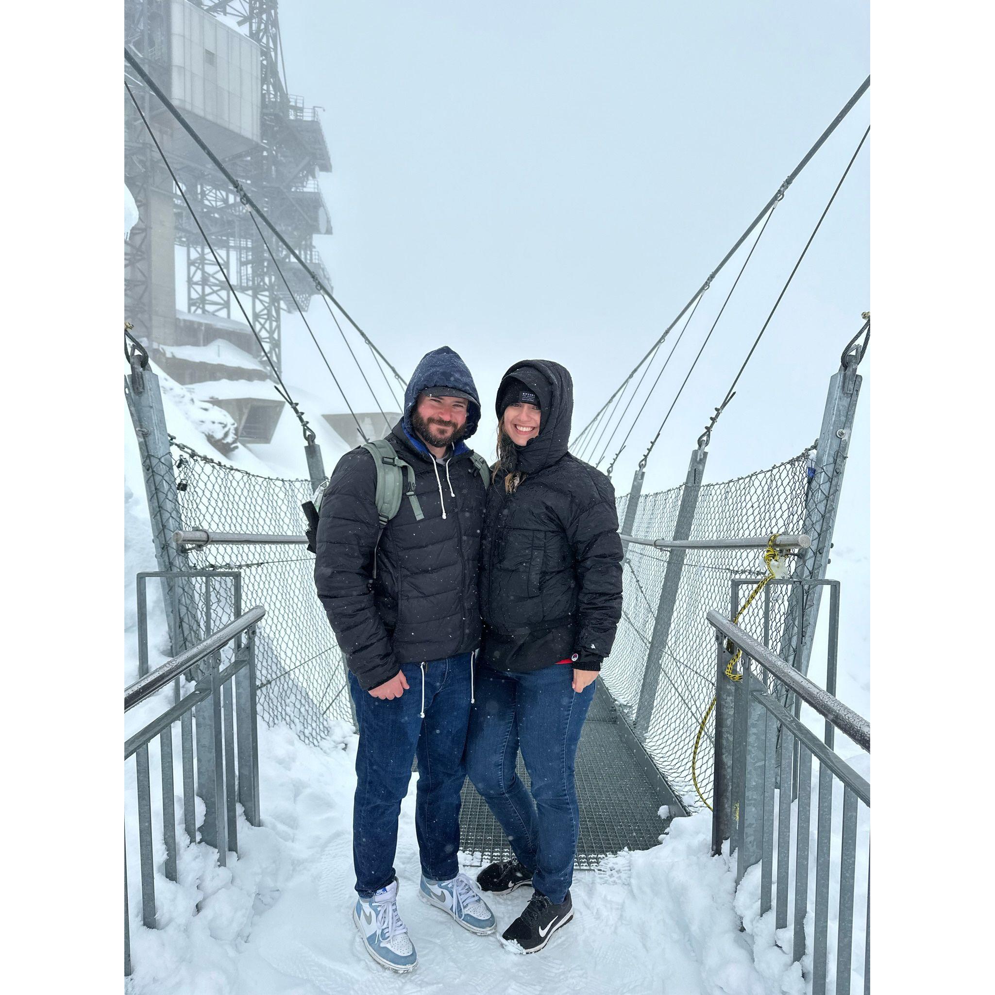 10,000 feet up, Mt. Titlis, Switzerland