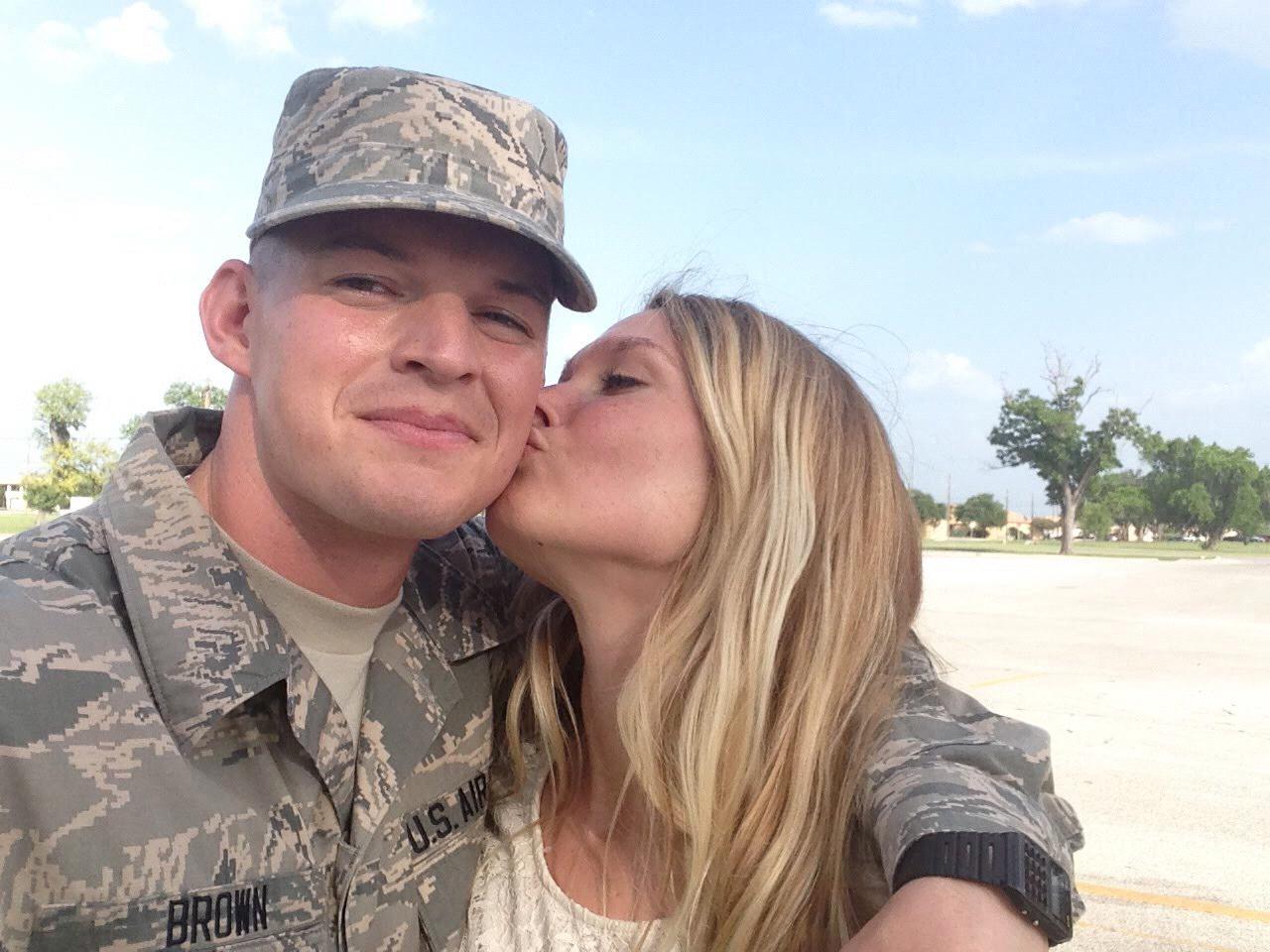 Lackland AFB. June 2013. After Dallen’s basic training graduation.