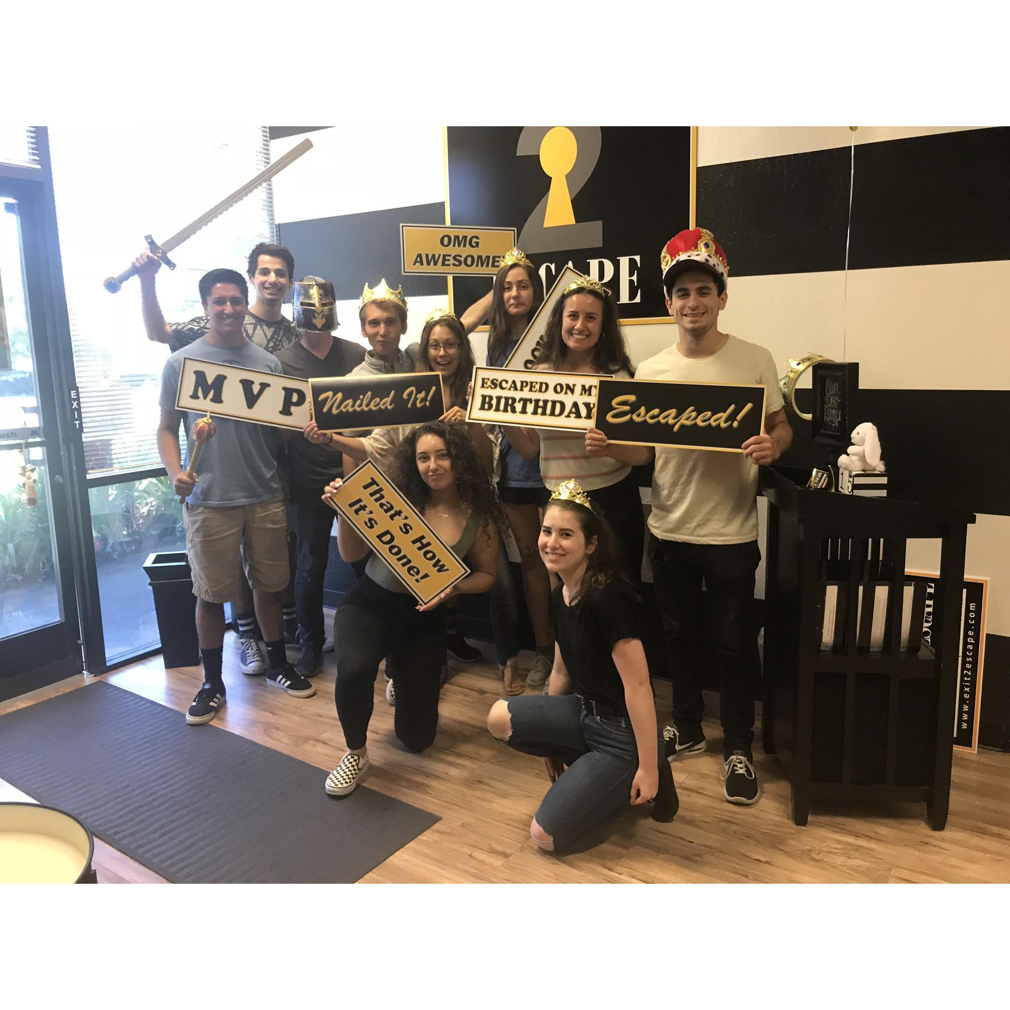 Terra Jean’s birthday party in 2018. The first birthday party we spent together, and have spent every birthday together ever since.