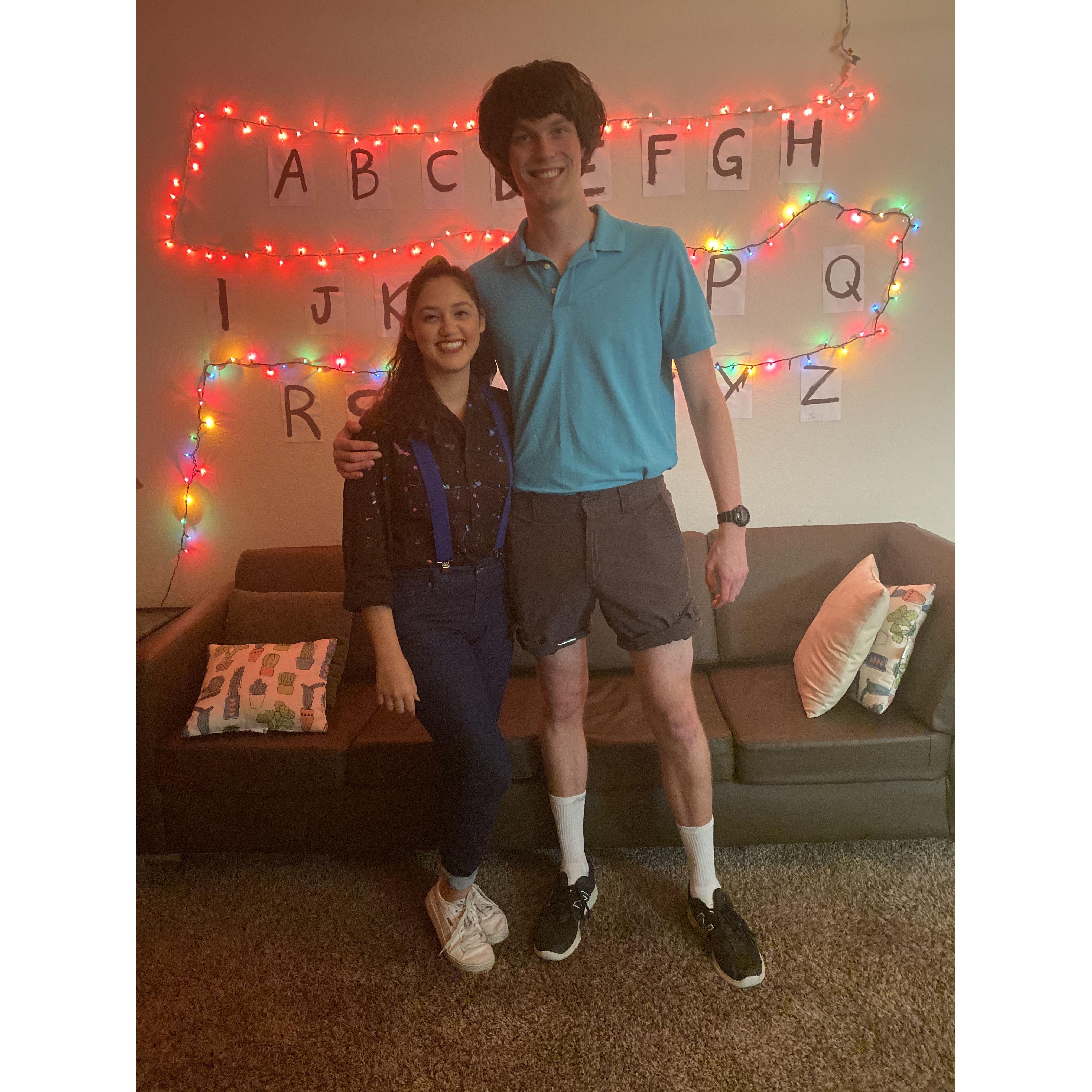 Best halloween costume we've ever done: Eleven and Mike!