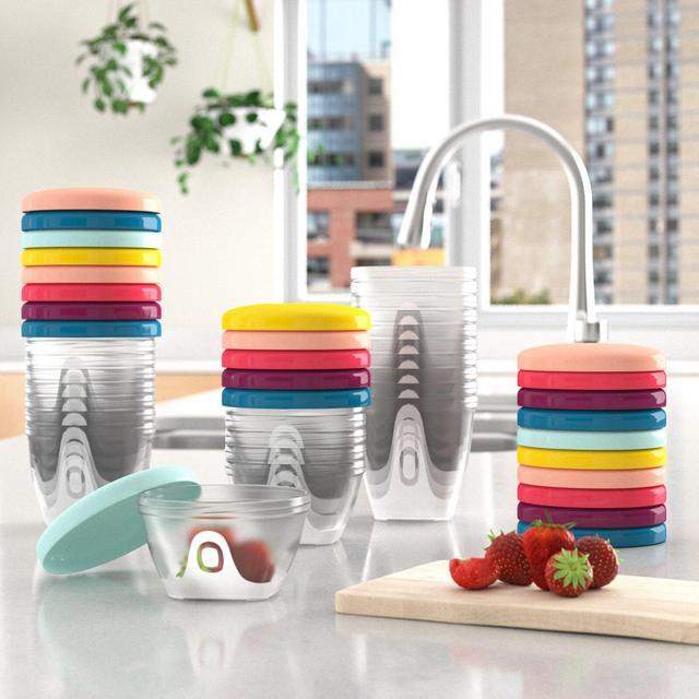 Gordy Bowls 24 Container Food Storage Set
