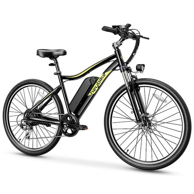 Heybike Race Max 27.5" Electric Bike for Adults 500W Brushless Motor 48V 12.5AH Removable Battery Ebike Light Weight Commuter Electric Mountain Bike Shimano 7-Speed Front Fork Suspension