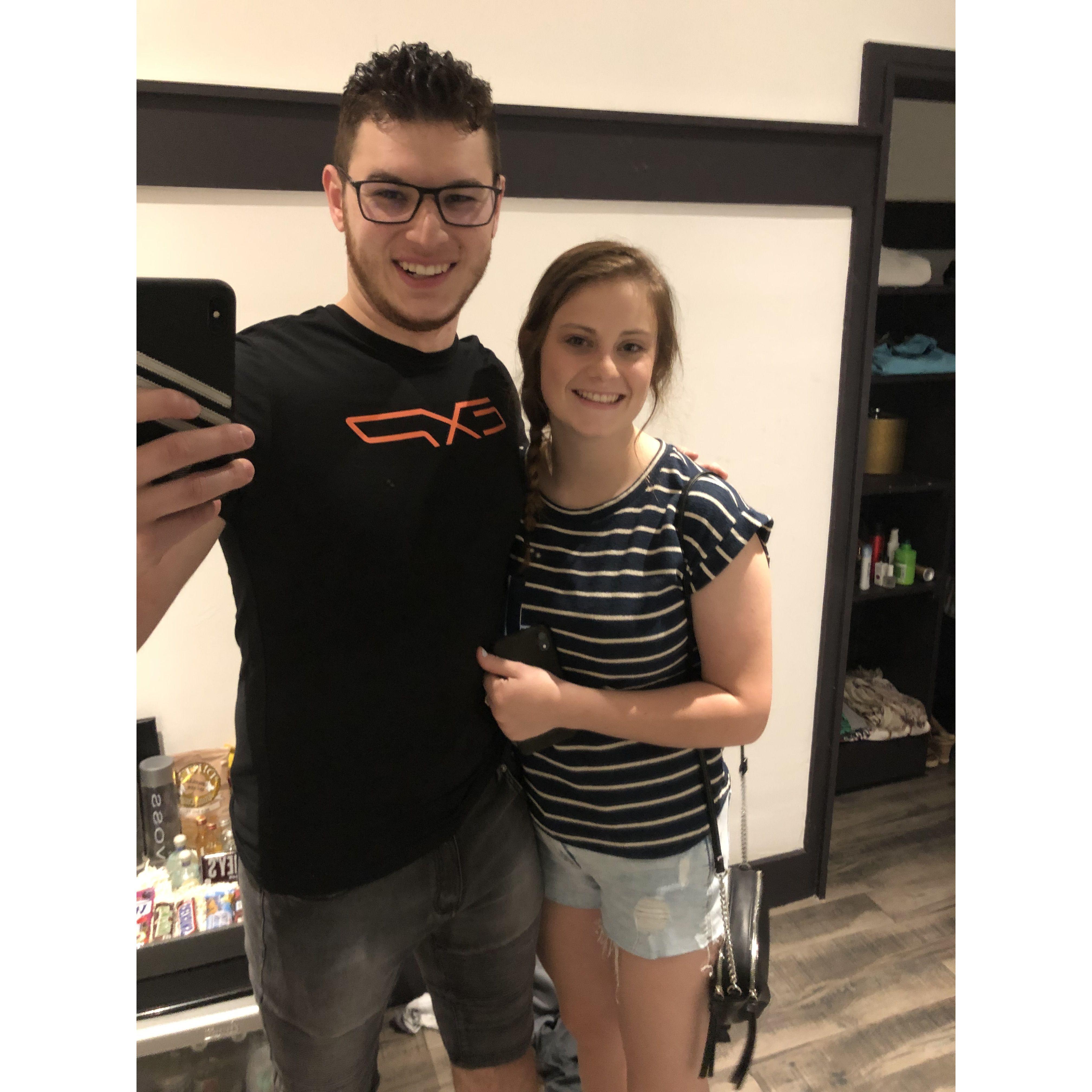 First vacation together to Miami Beach