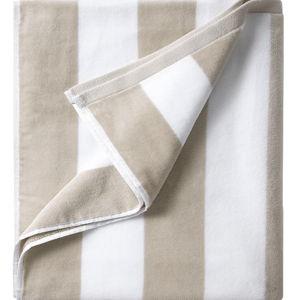 LULUHOME Large Oversized Beach Towel - Big Cotton 36 x 70 Inch Striped Pool Towel, Large Cabana Soft Swimming Towel for Adult Men Women,Chiffon