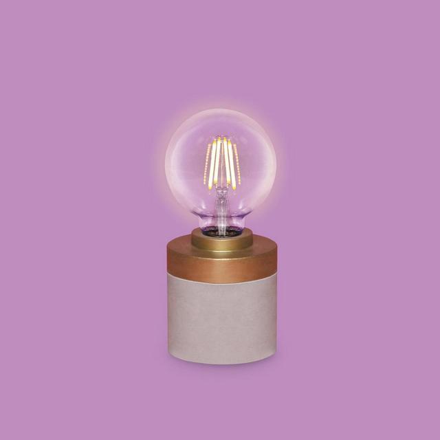Terrazo Novelty Accent Table Lamp White/Gold - West & Arrow