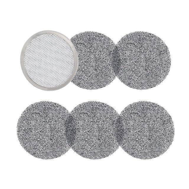 Zomagas Portable Range Hood Aluminum Mesh Filter and Charcoal Filter x 5, Replacement Filters for Mini Range Hood, Set of 6, ZMS-TBX8-F6