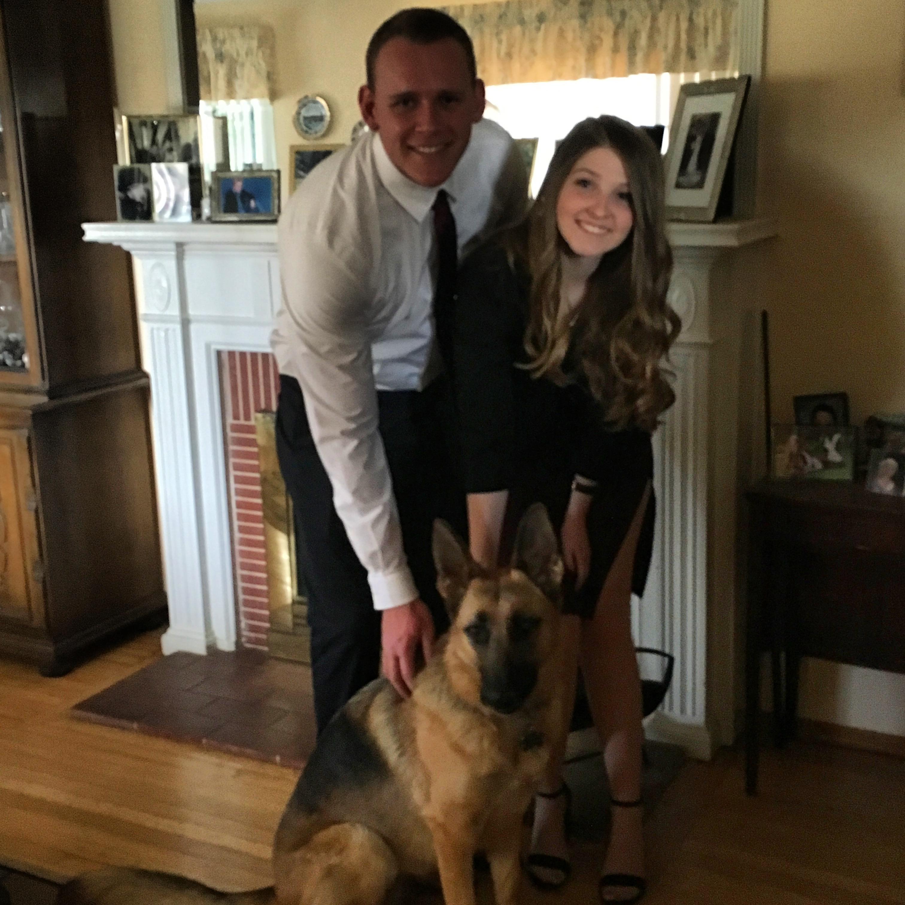 Wanted a cute family picture.