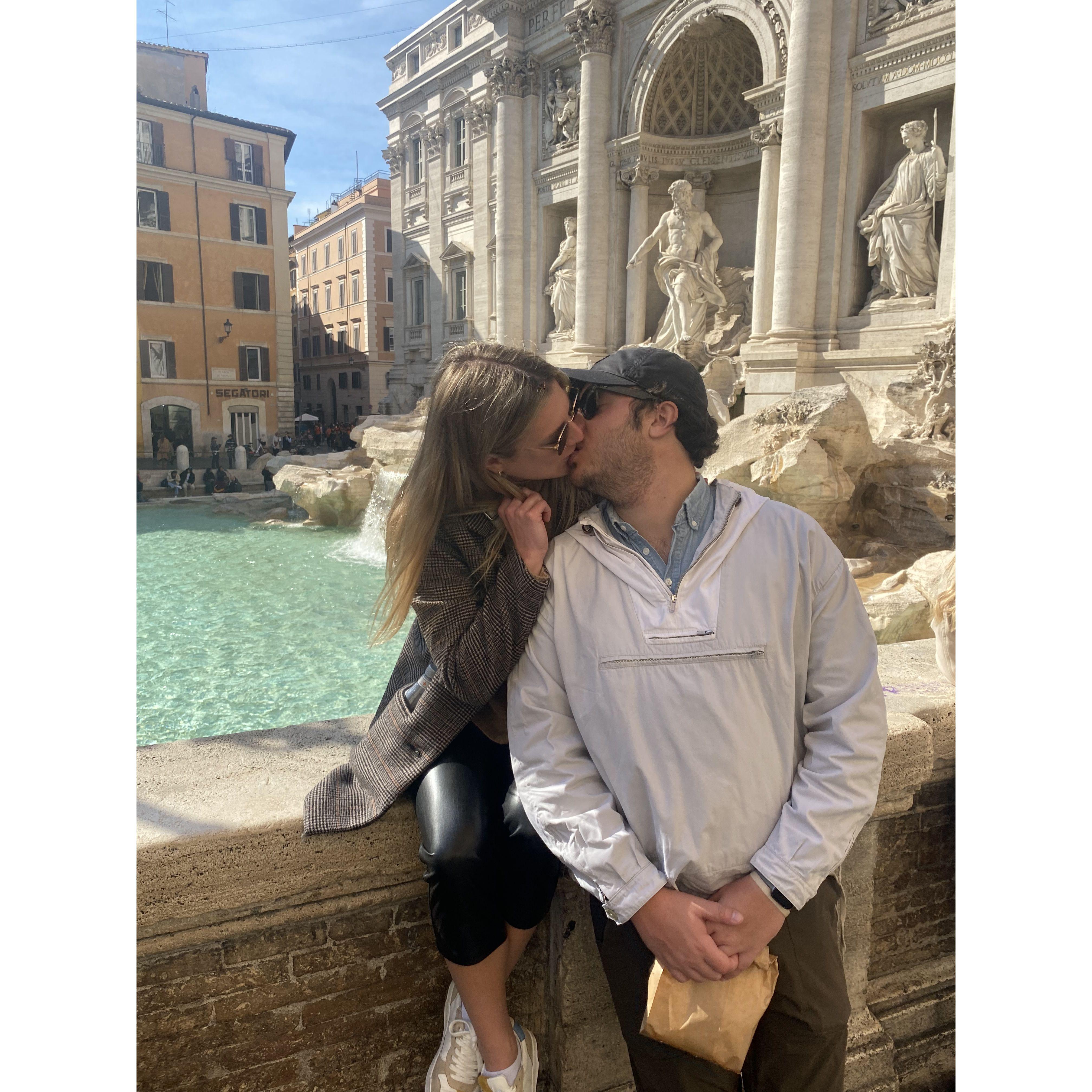 First time in Rome, Italy (2022).