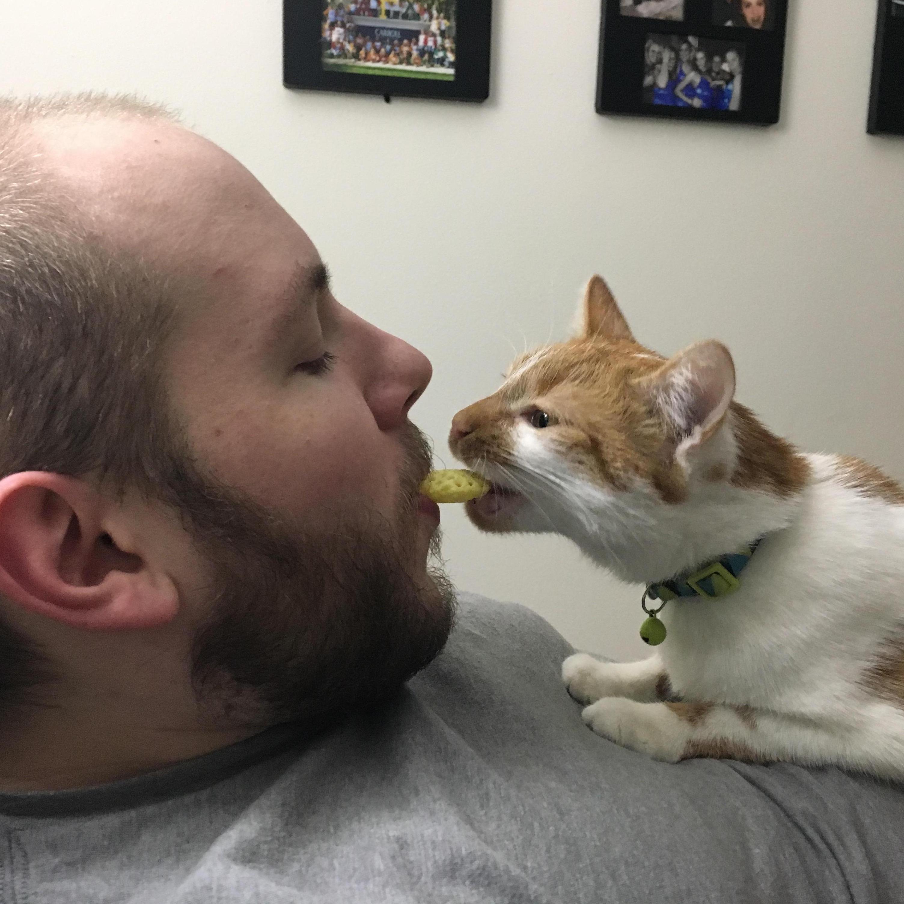 Chris & Kodah share a chip!
