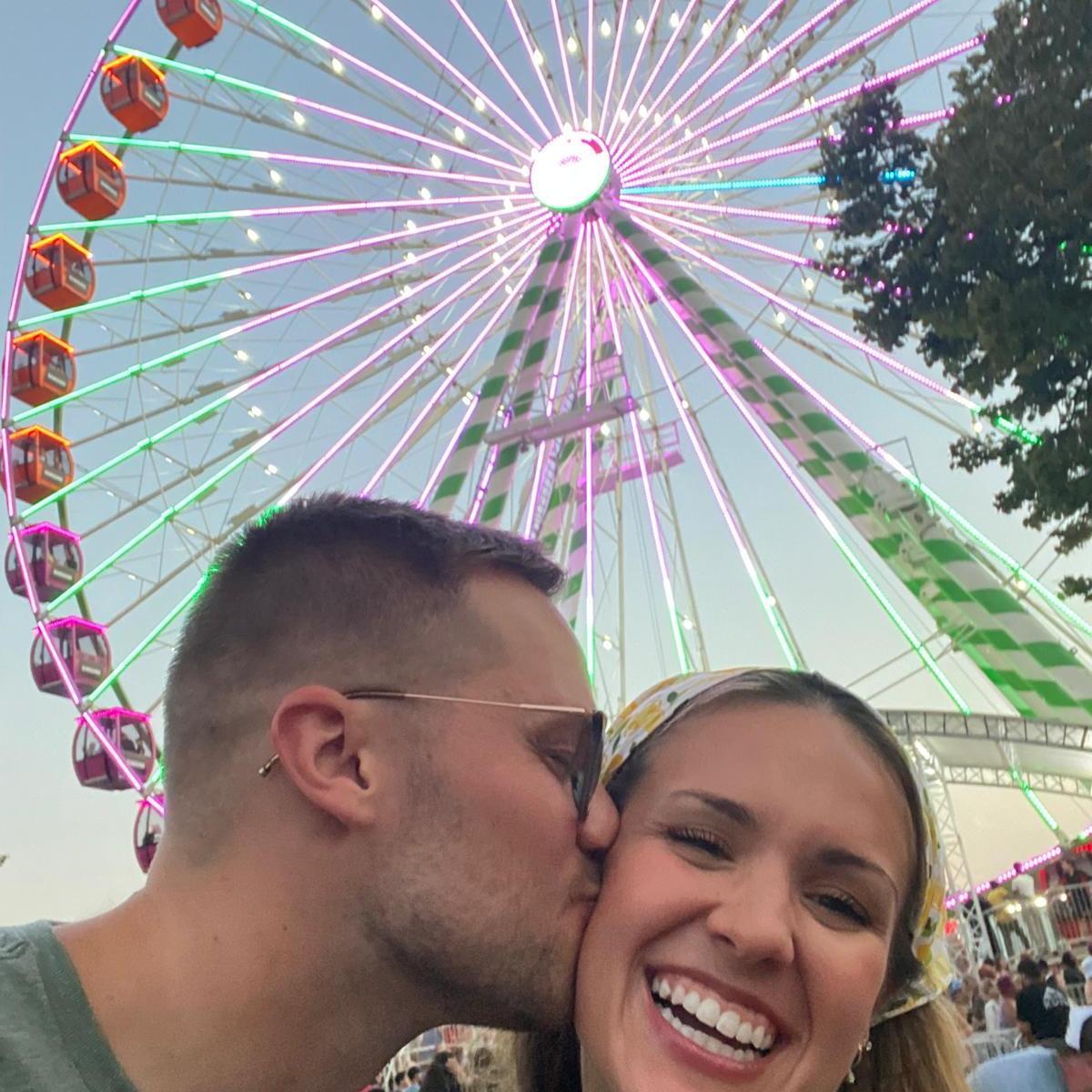 Danny showing Lex her first ever Minnesota State Fair experience (if you've never been, it's WILD)