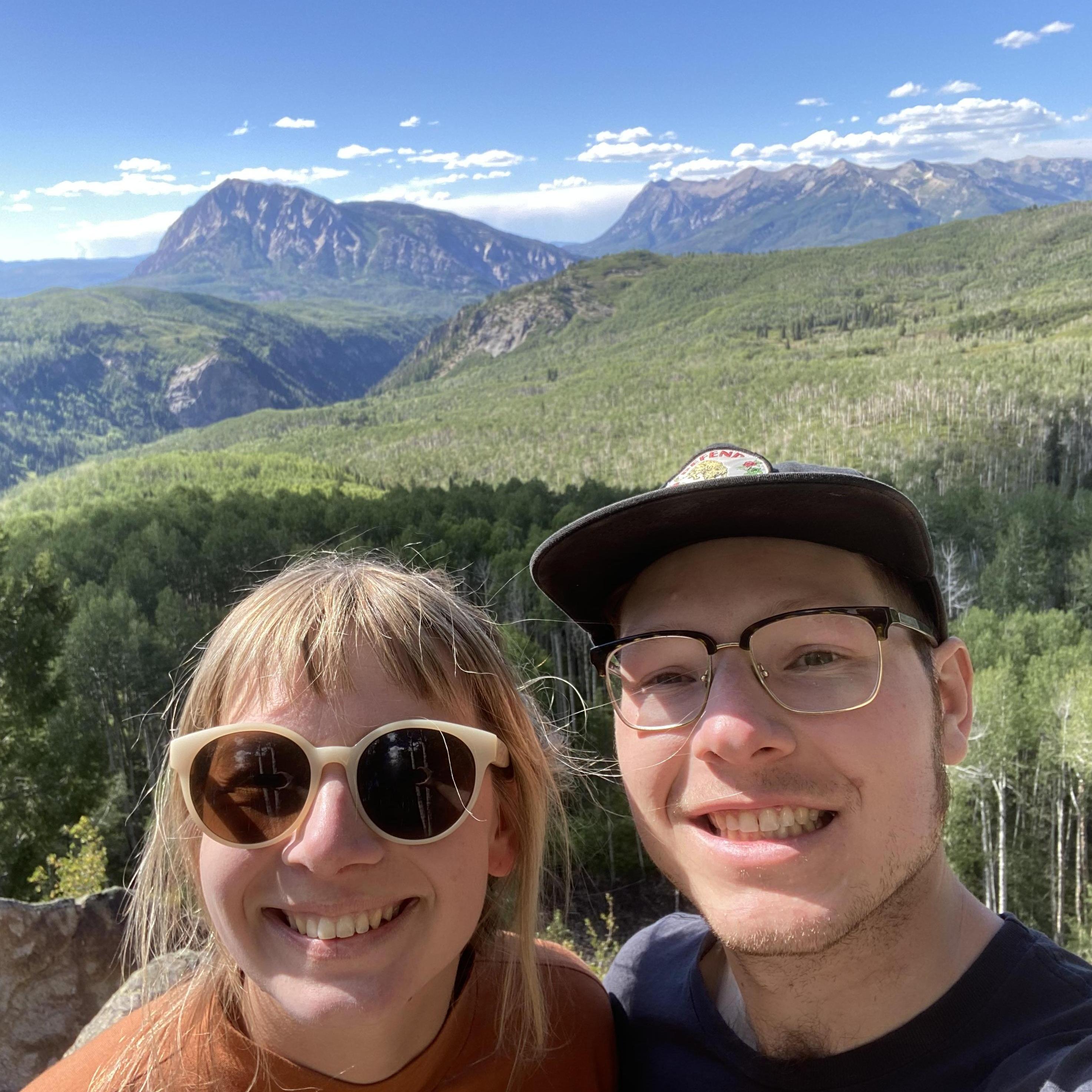 Above Kebler Pass Aspen Grove in Colorado