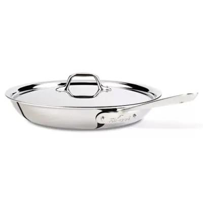 All-Clad Stainless Steel 12-Inch Fry Pan with Lid