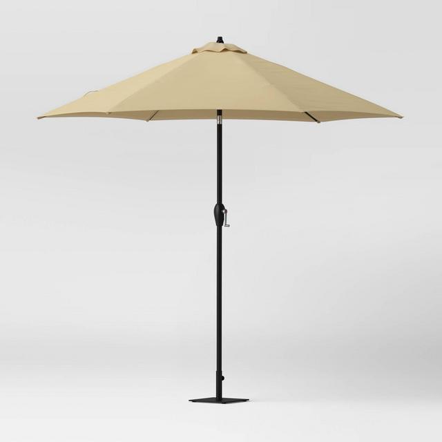 9' Round Patio Umbrella - Tan - Room Essentials™