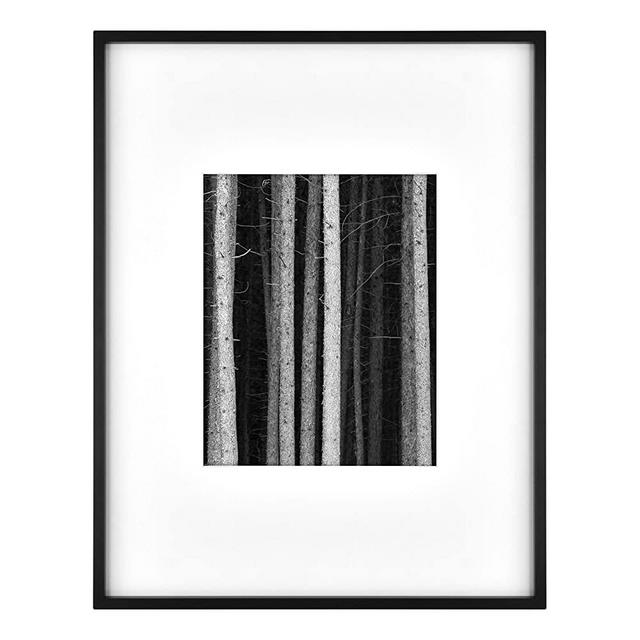 MCS 65982 Foundry Gallery Wall Frame, 14 x 18 in matted to 8 x 10 in, Black