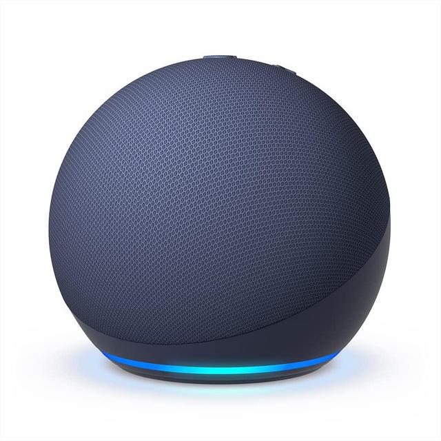 All-New Echo Dot (5th Gen, 2022 release) | With bigger vibrant sound, helpful routines and Alexa | Deep Sea Blue
