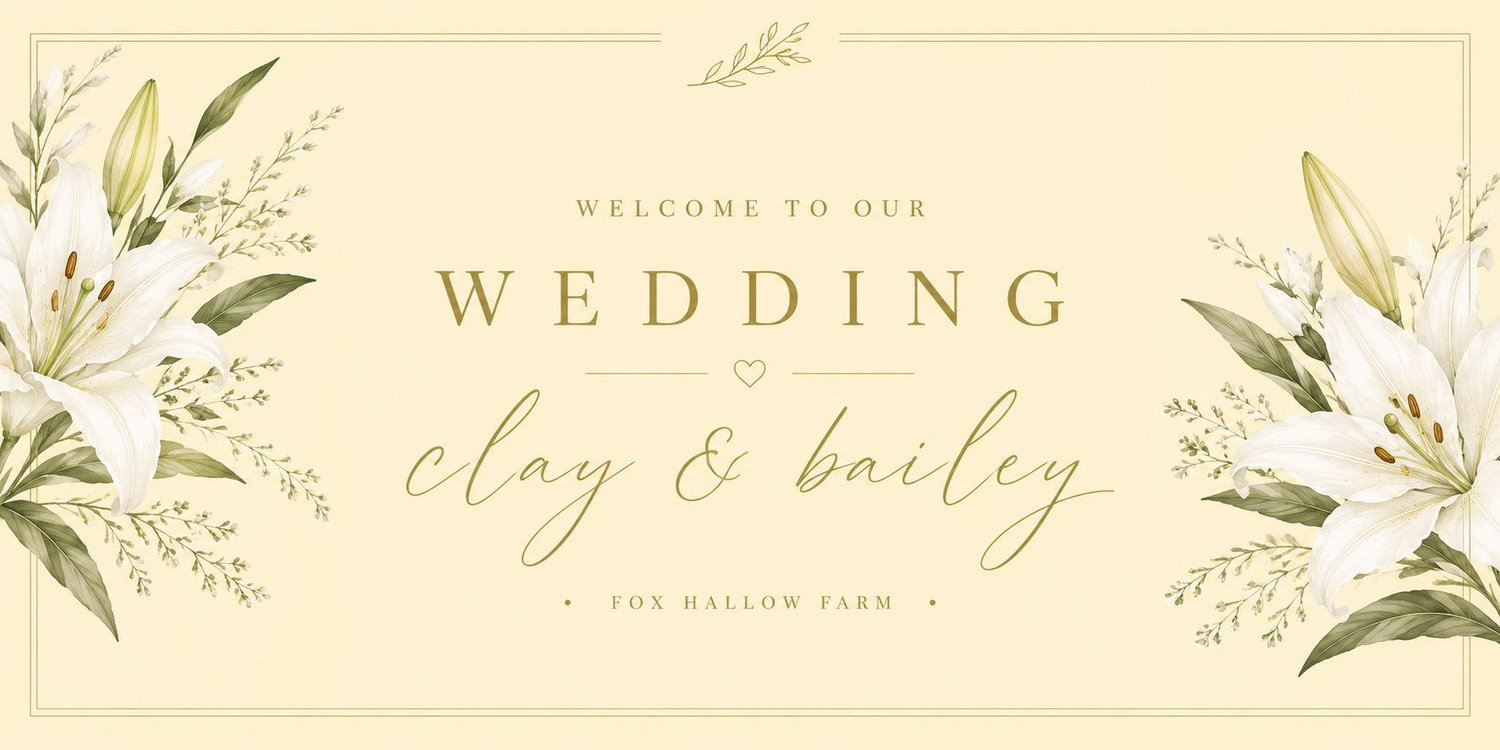 The Wedding Website of Bailey Adamson and Clay Peloquin