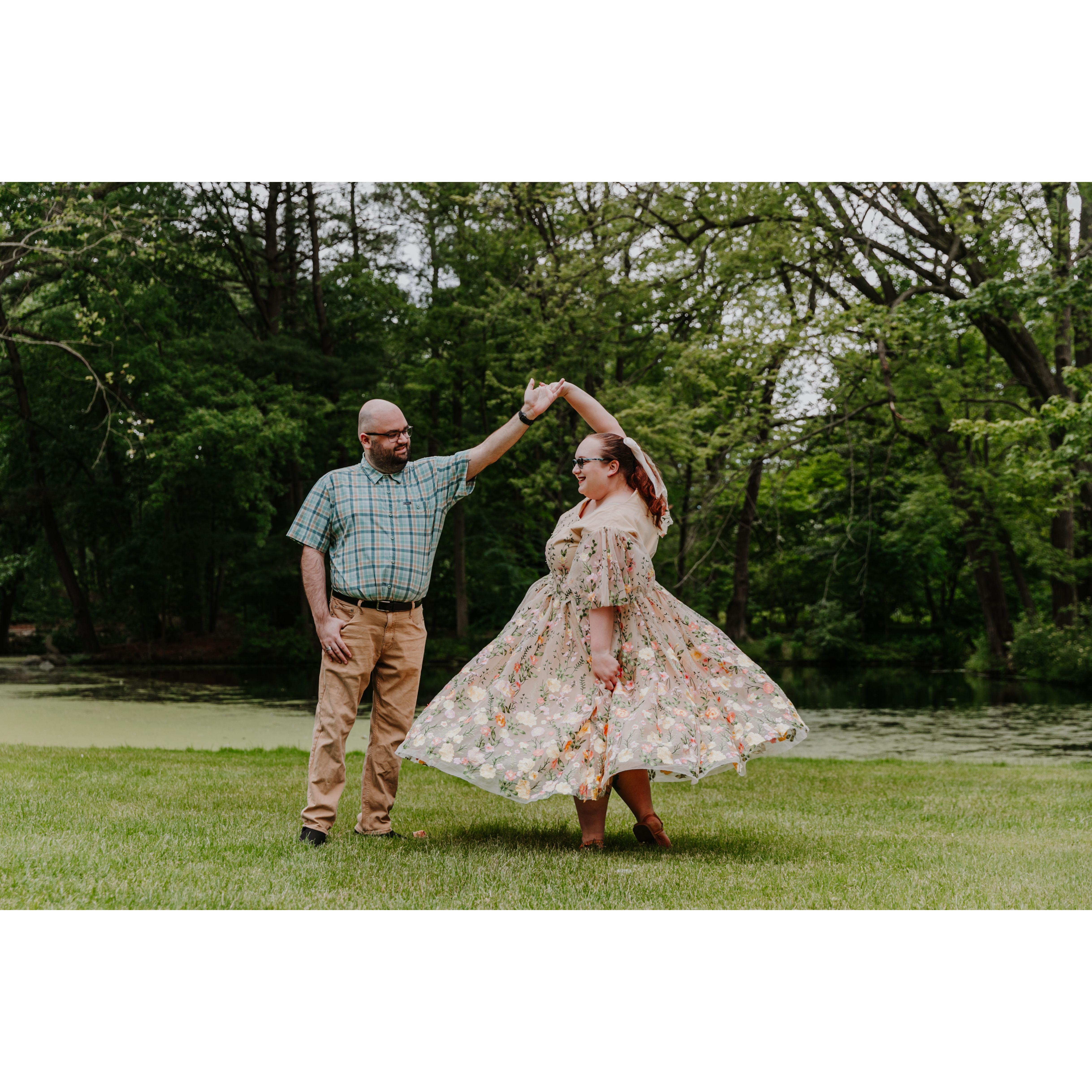 Twirling for days