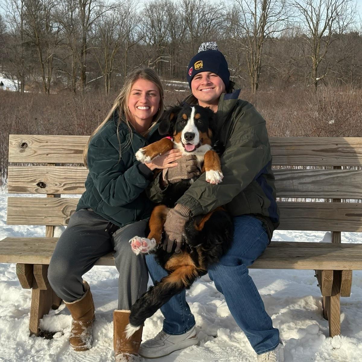 Christmas with Barkley in Wisconsin 2024