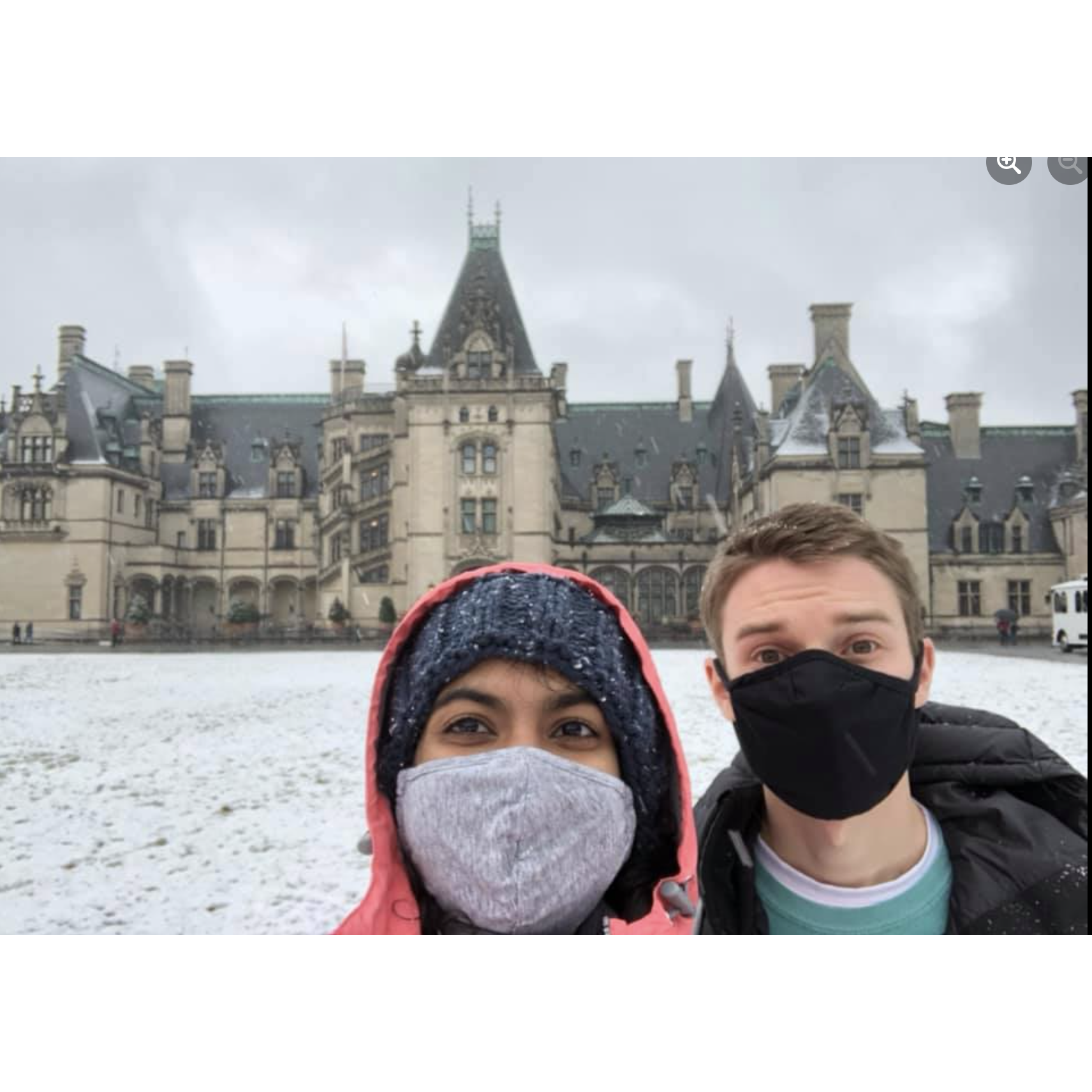 Trip to the Biltmore Estate. Our first trip since COVID hit! January, 2021.