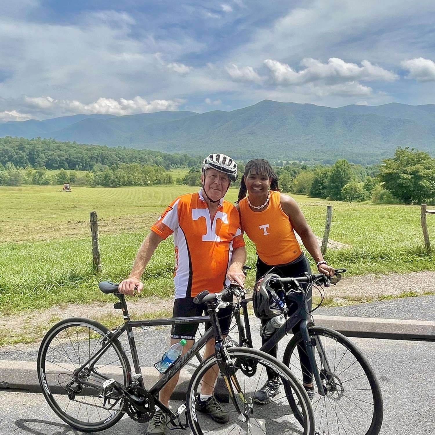 Biking in the Smoky Mountains is another one of our favorite pastimes!