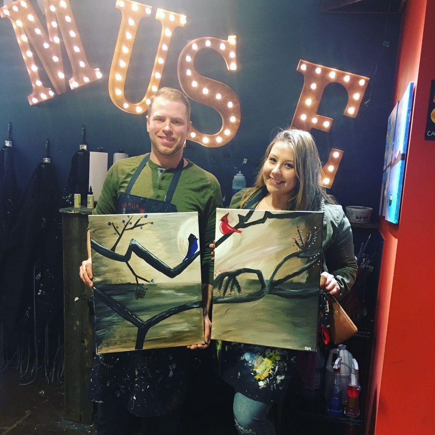 Our first Valentine's Day together