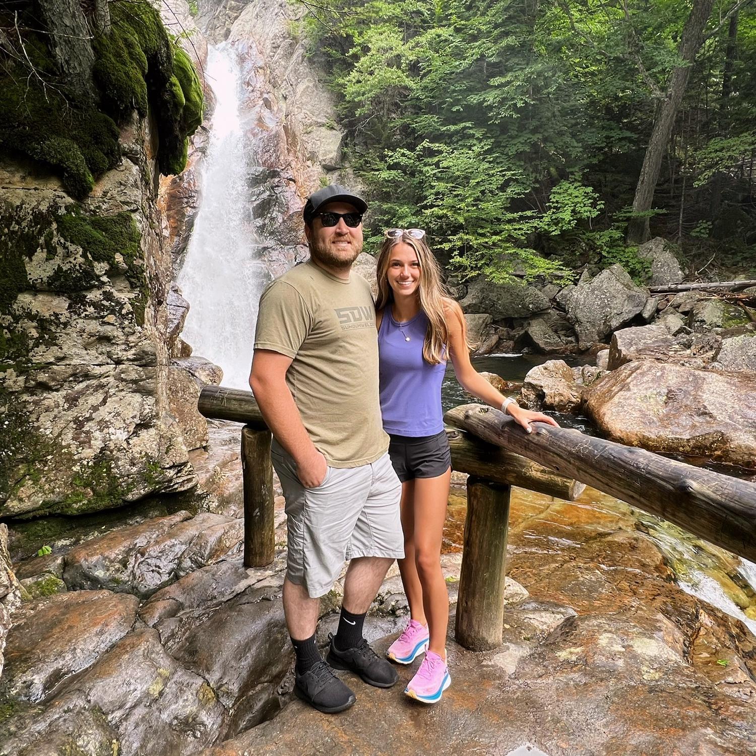 Jared and I’s 2023 trip to the white mountains waterfall touring!!!