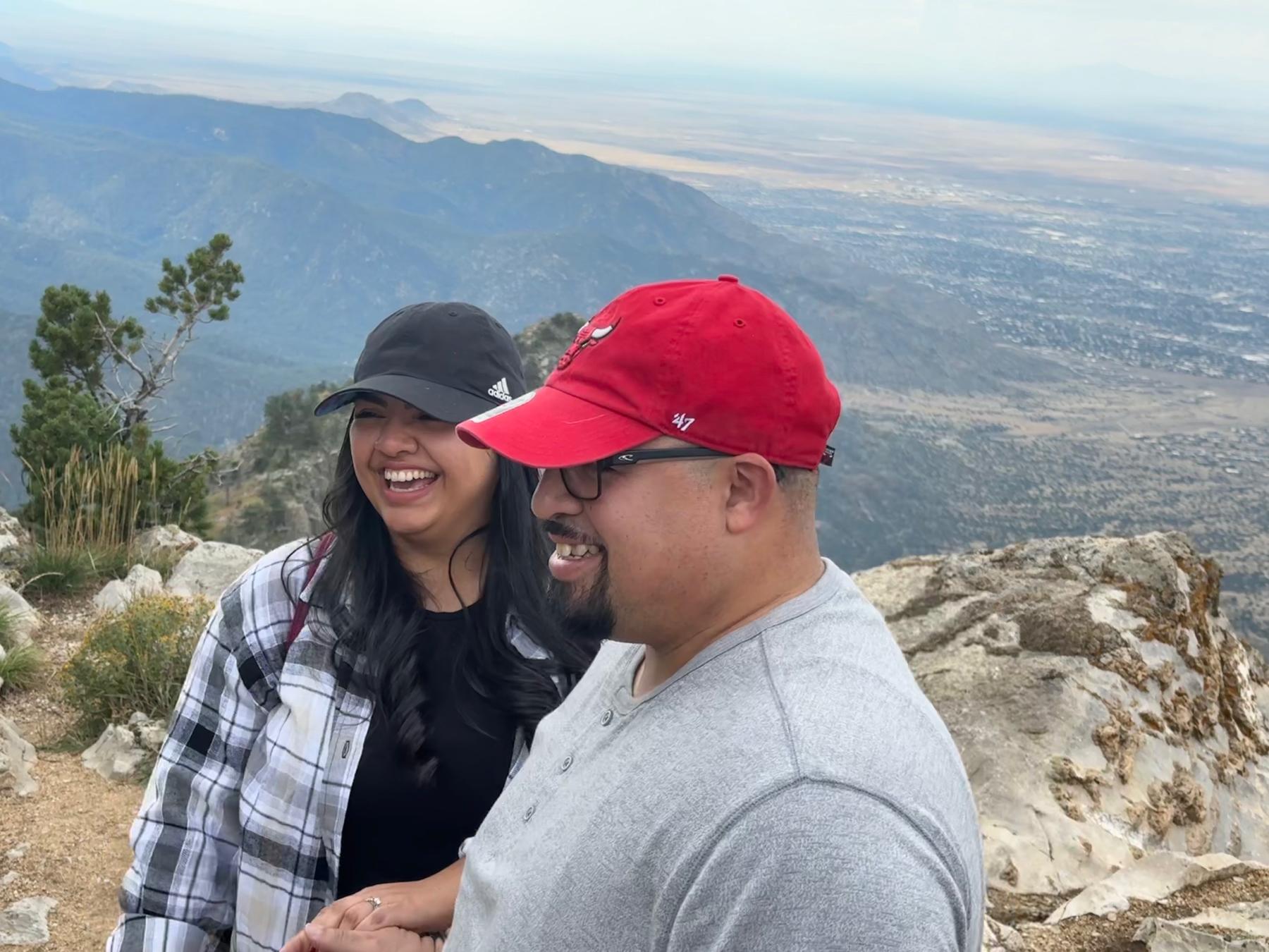 I will conquer my fears to be with you❤️ (Victor is terrified of heights and we were 10,378 Ft High)