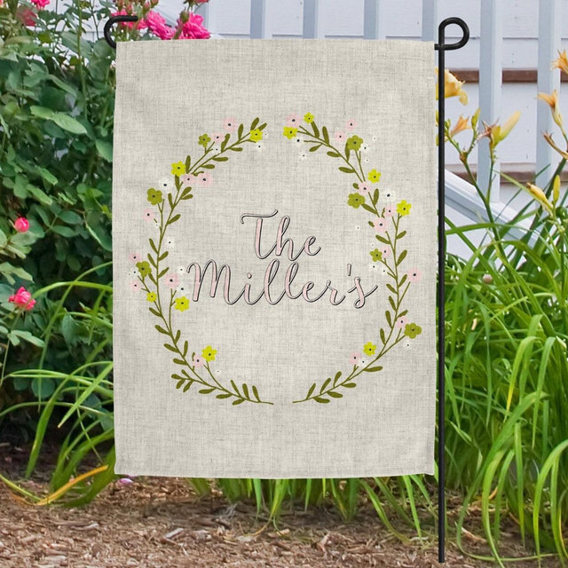 Personalized Garden Flag - Custom Yard Decor for Every Season