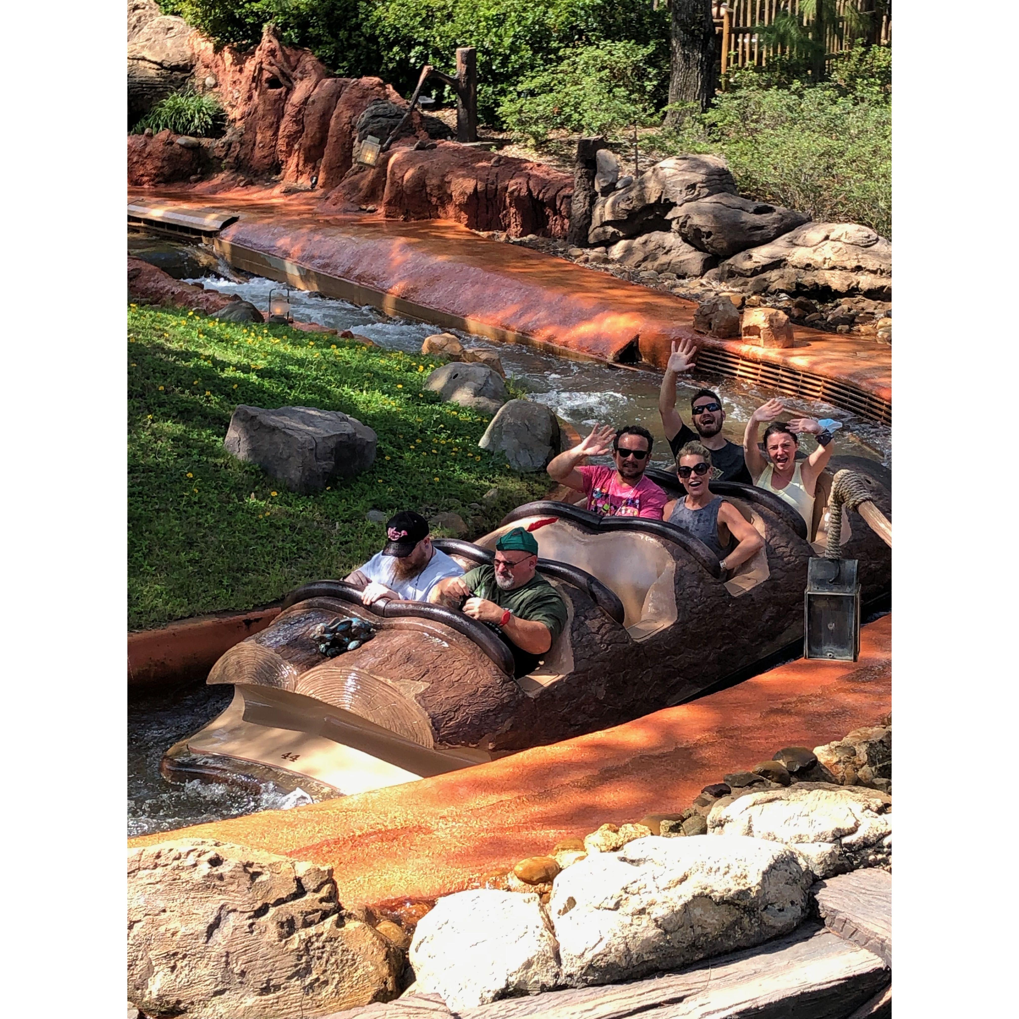 Splash Mountain with Brittany and Jimmy