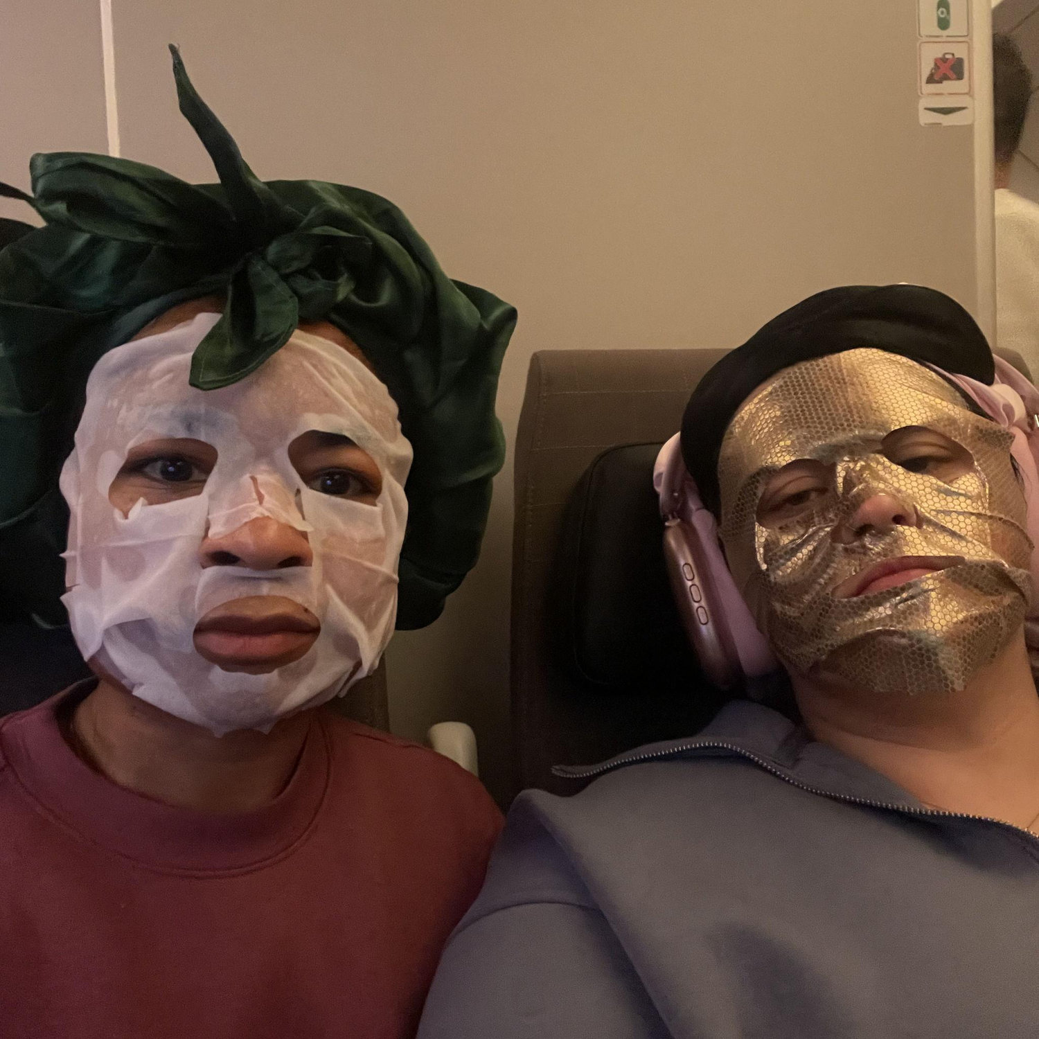 gotta stay fresh on a long flight!