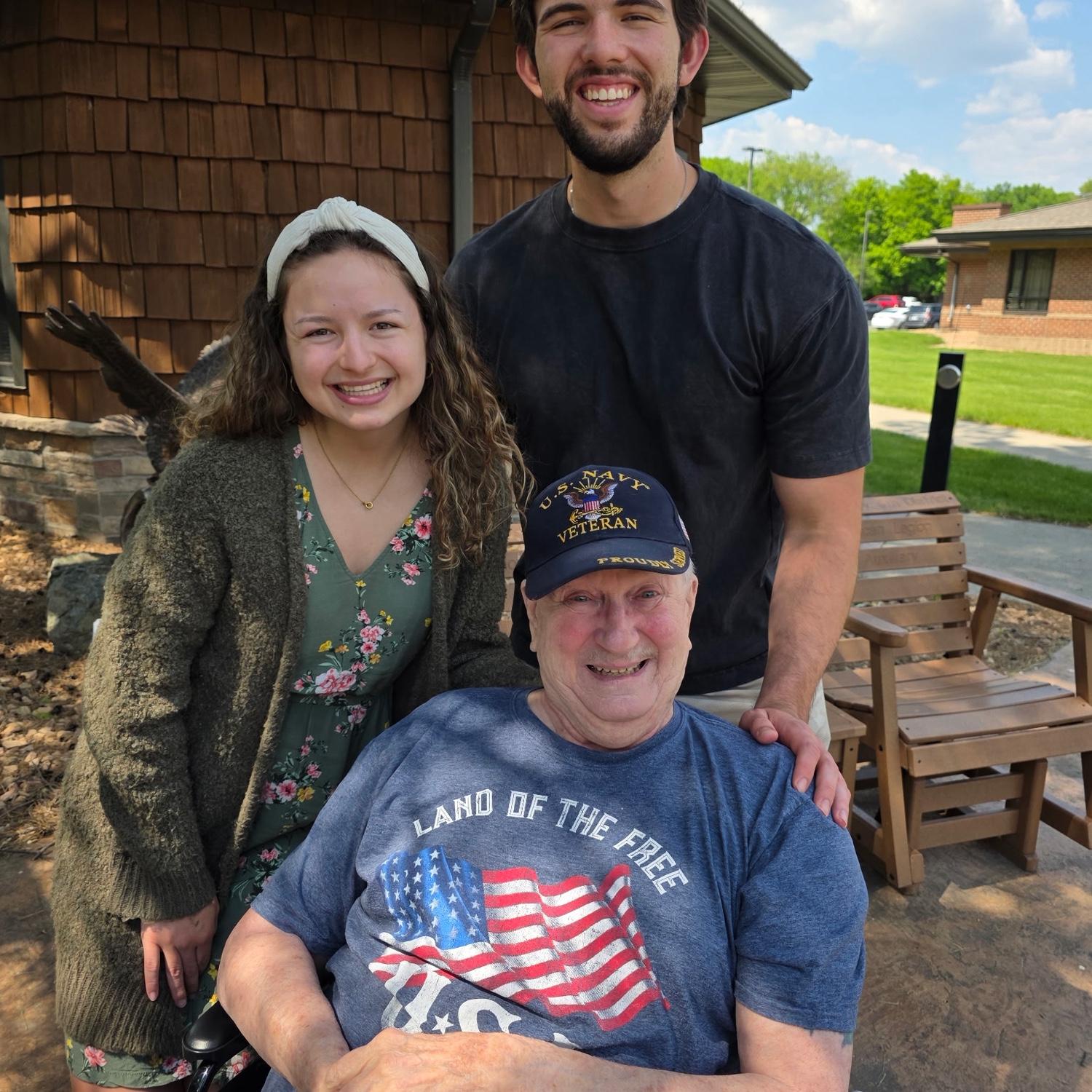 visiting grandpa Ralph in Minnesota ♥️