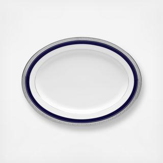 Crestwood Cobalt Platinum Oval Platter