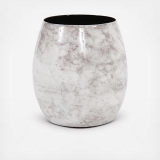 Large Marble Iron Candle Holder, Set of 2