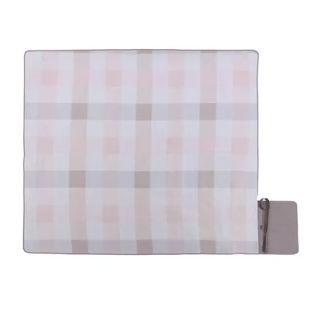 Oniva 70"x80" Portable Outdoor Picnic Blanket - Pastel Plaid
