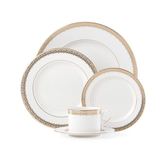 Lenox Lace Couture Gold 5 Piece Place Setting