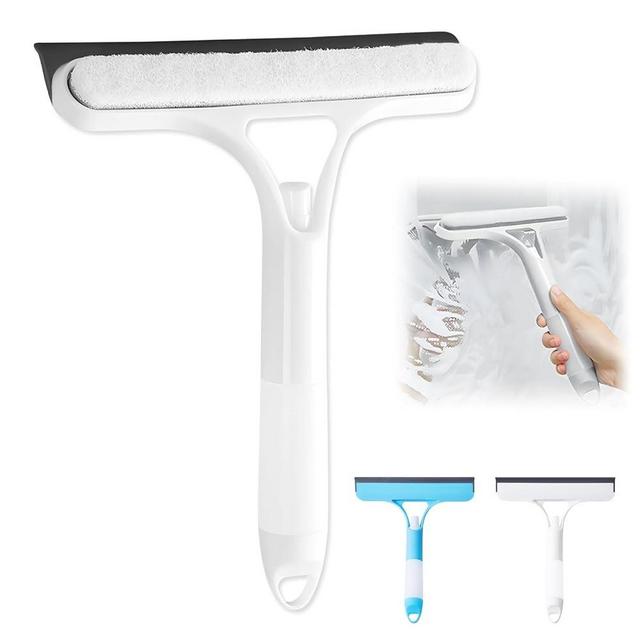 3 in 1 Spray Squeegee, 3 in 1 Window Squeegee Cleaner, Window Squeegee with Spray, WindowSqueegee Cleaner Tool with SprayBottle for Car Home Windows Mirrors (White)
