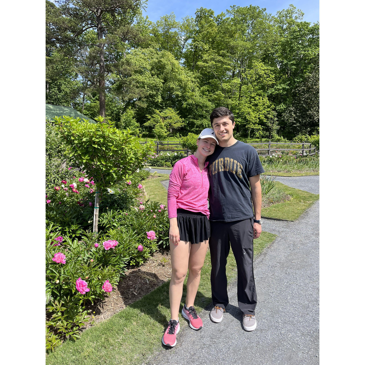 Michael's first trip to Reynolda Gardens (walking distance from Graylyn)