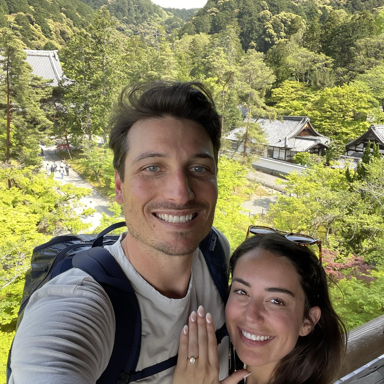 Post proposal in Kyoto, Japan