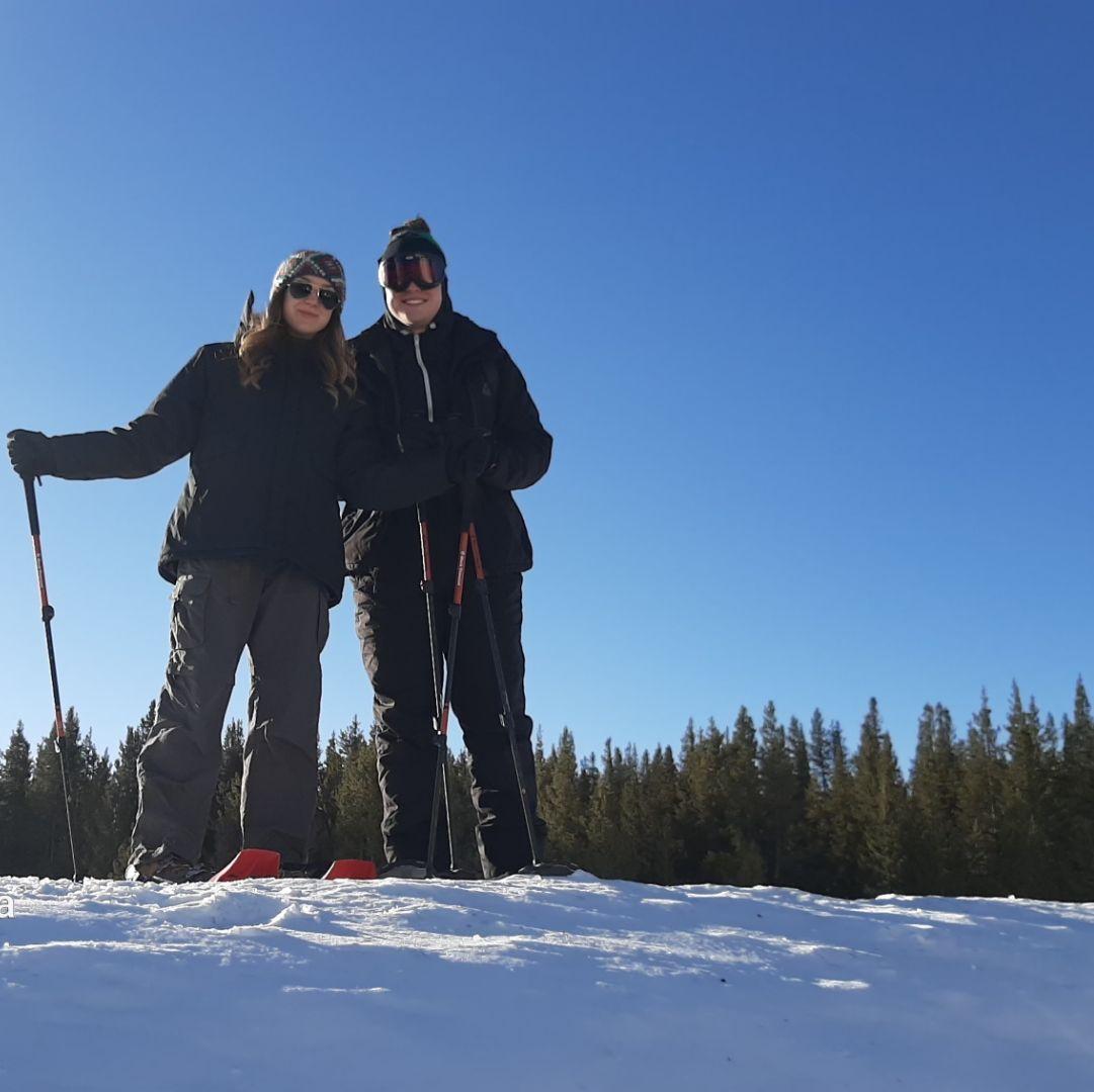 Our snowshoeing adventure in Tahoe!