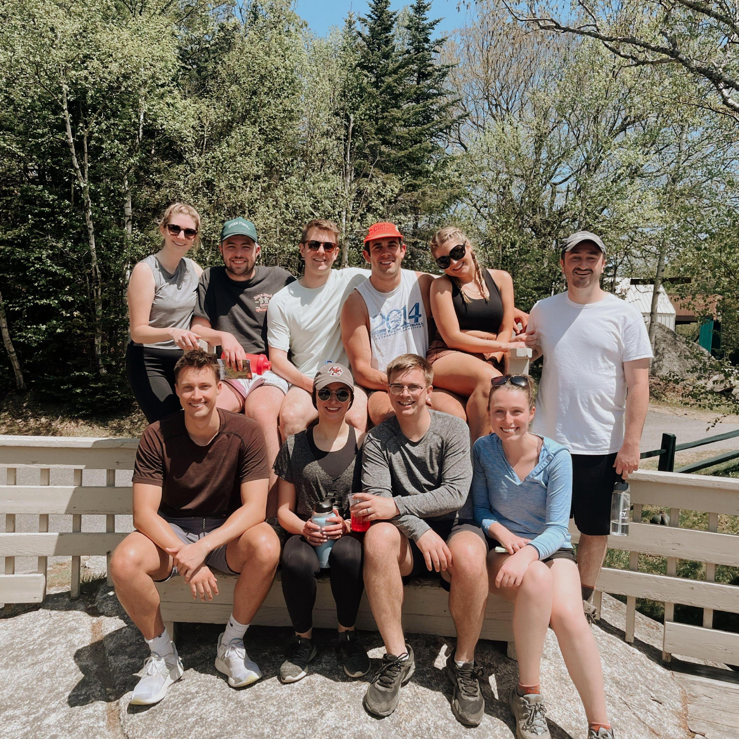 Gang's all here (this time at the top of Loon!)