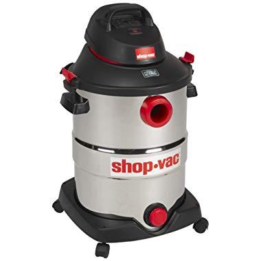 Shop-Vac 5989500 12 gallon 5.5 Peak HP Stainless Wet Dry Vacuum, Black