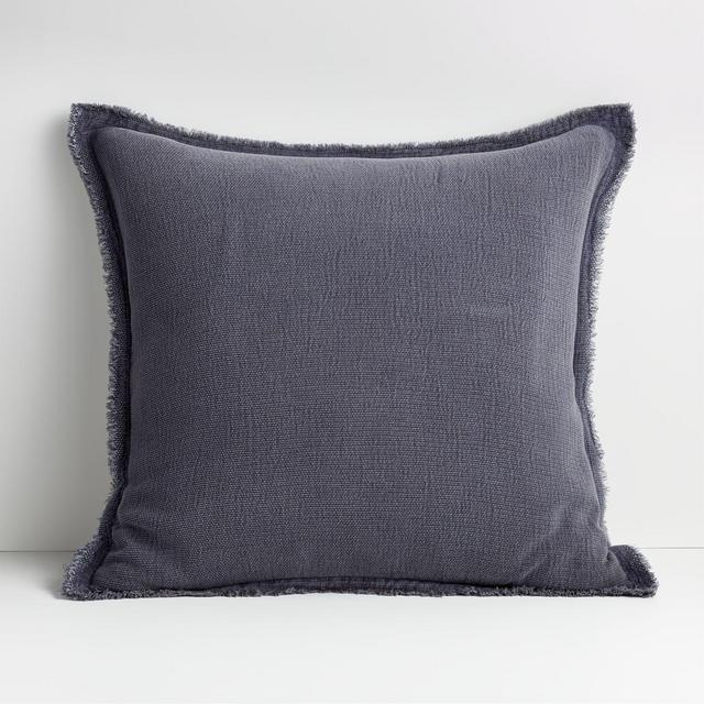 Olind 23" Blue Pillow with Down-Alternative Insert
